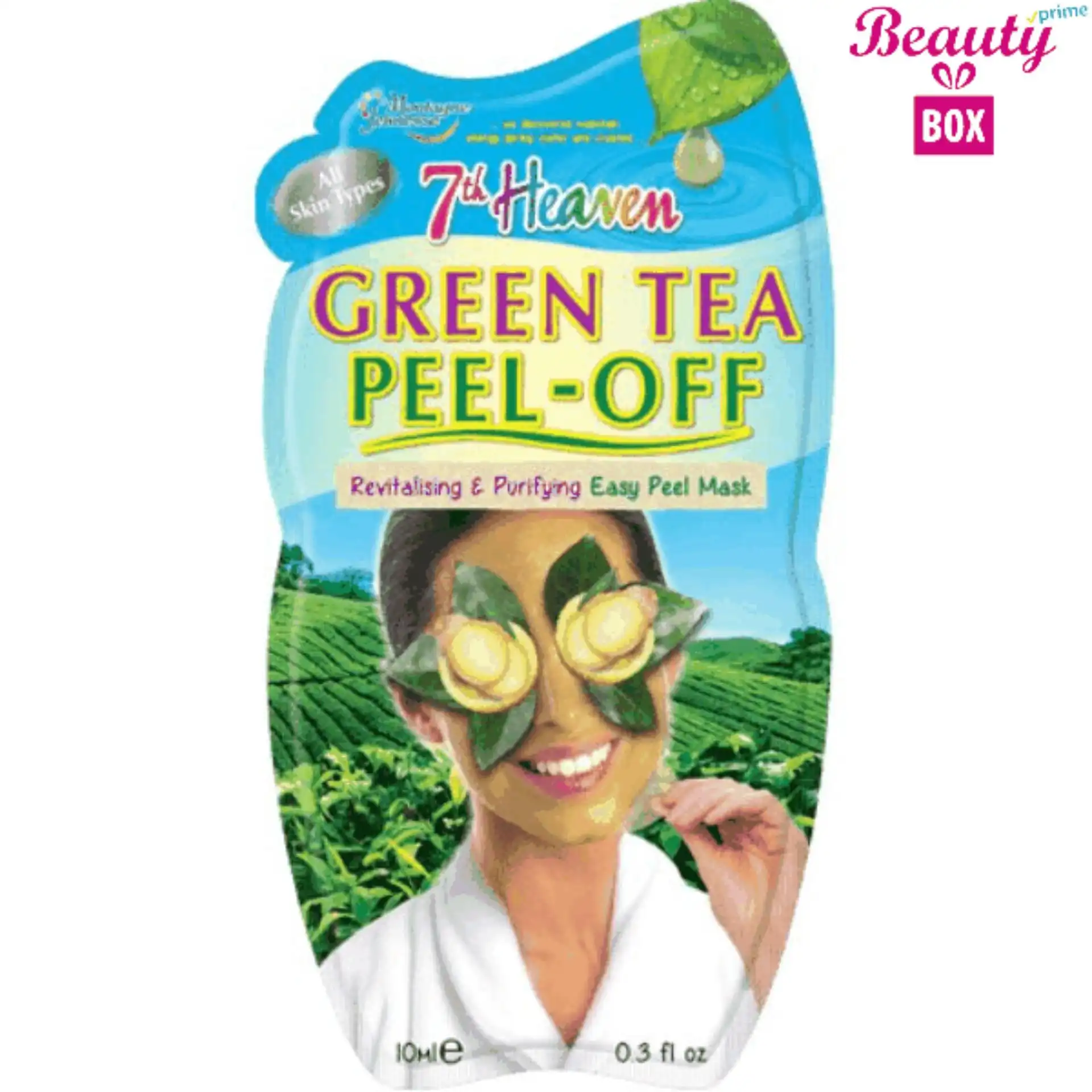 7th Heaven Green Tea Peel Off Mask - 10Ml