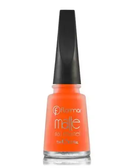 Flormar Matte Nail Enamel - M16 Tangerine Crush