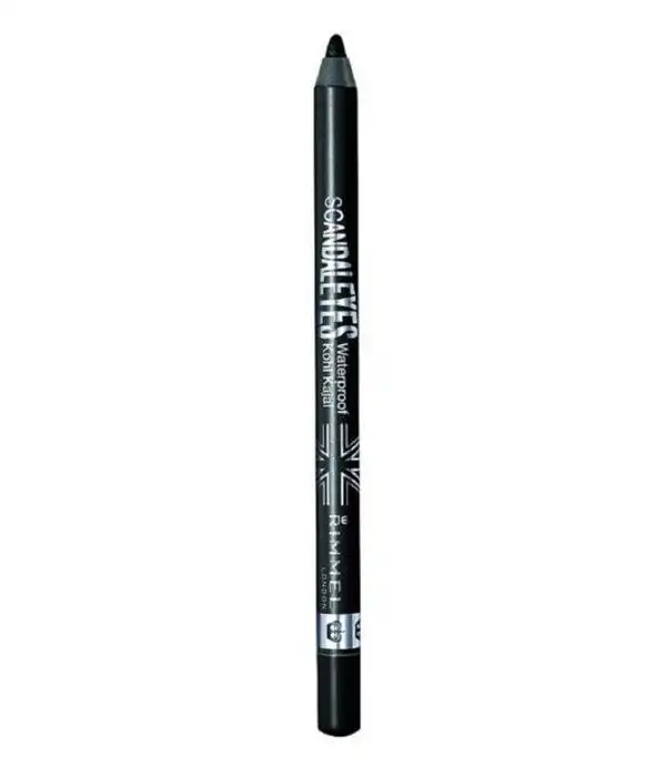 Rimmel Scandaleyes Waterproof Kohl Kajal Eyeliner 001 Black