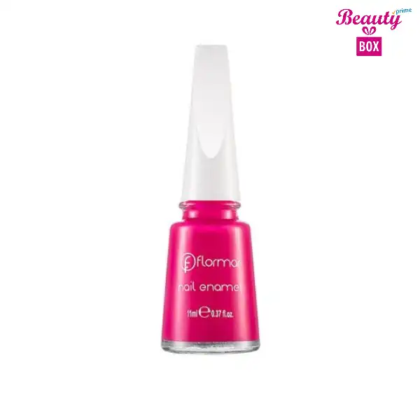 Flormar Nail Enamel - 407 Haute Pink Bright Color