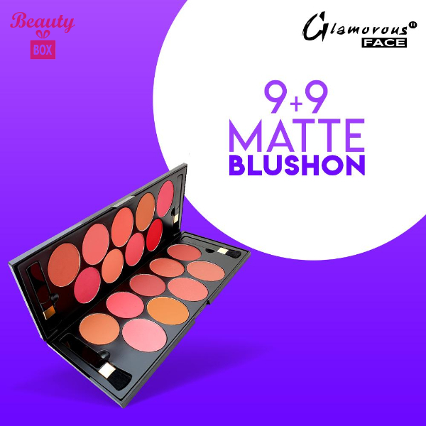 Glamorous Face 9+9 Baked & Matte Blushon Kit