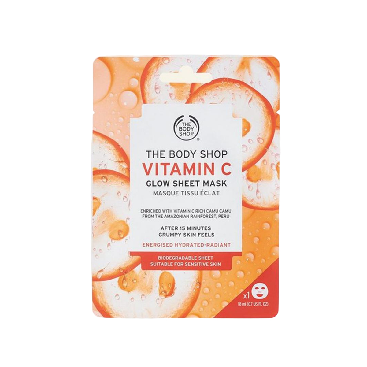 The Body Shop Vitamin C Glow Sheet Mask - 18Ml