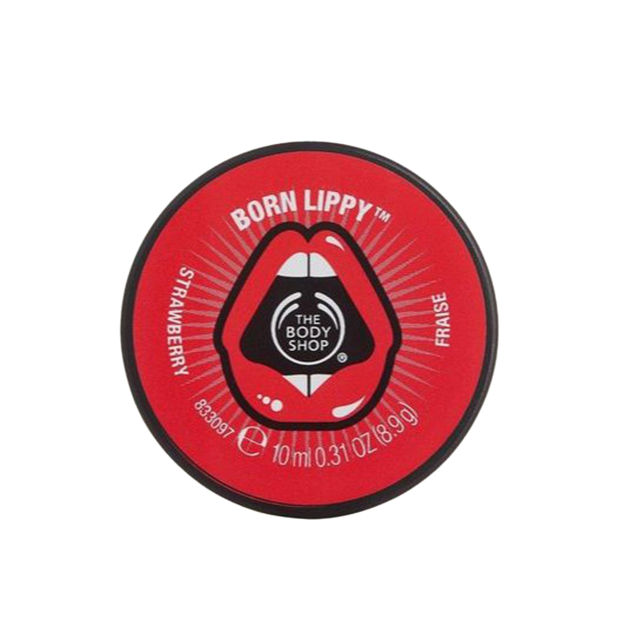 The Body Shop Born Lippy Lip Balm Pot Strawberry