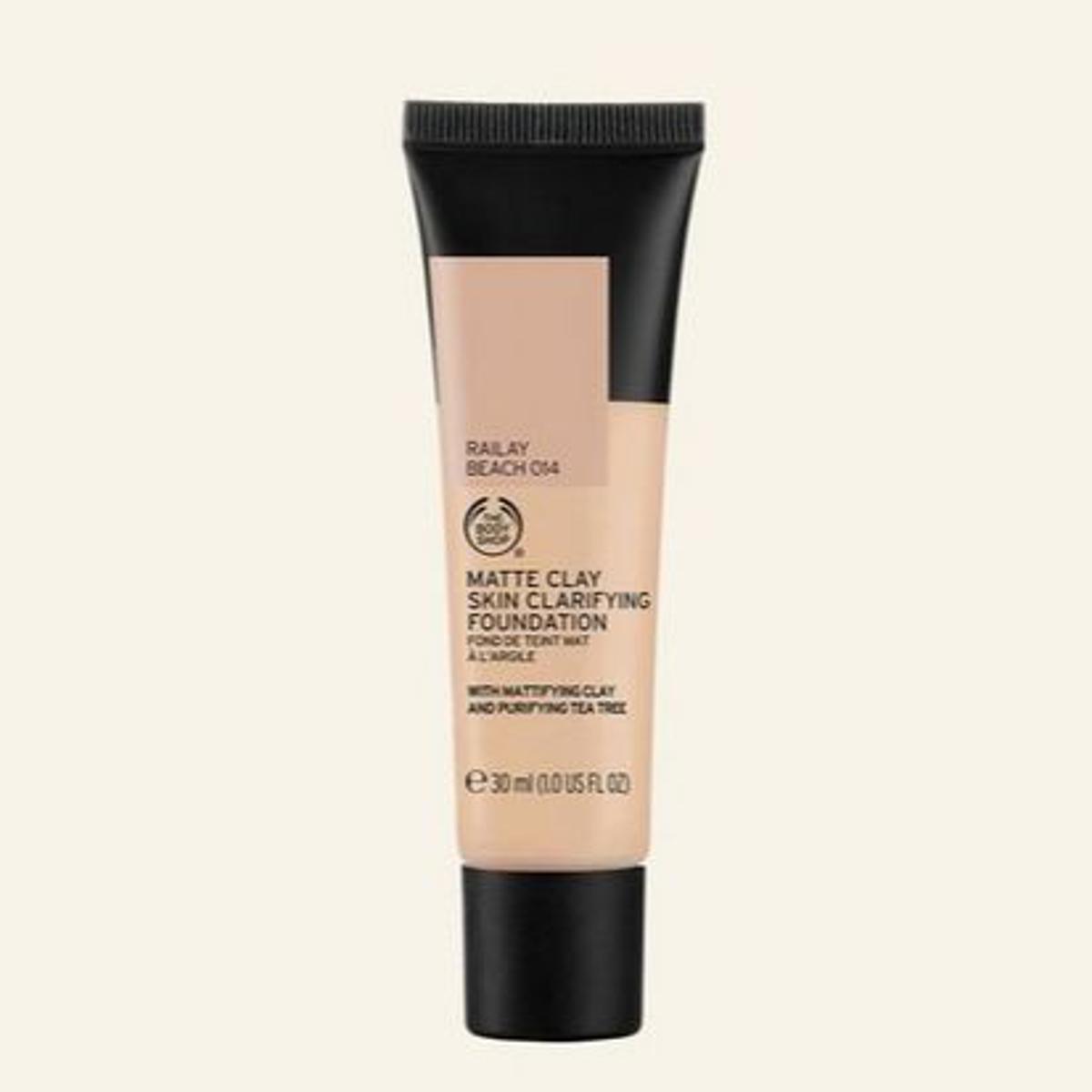 The Body Shop Matte Clay Skin Clarifying Foundation Kaili Azalea 012