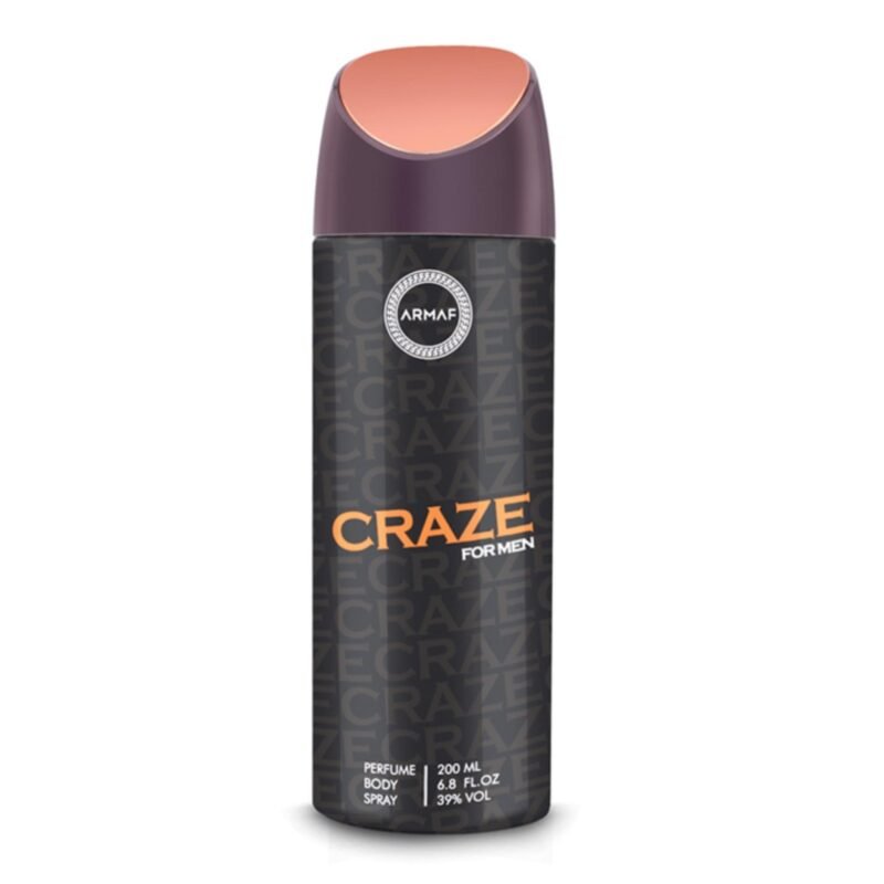 Armaf Craze Deodorant Body Spray For Men - 200 Ml Armaf Craze Deodorant Body Spray For Men - 200 Ml
