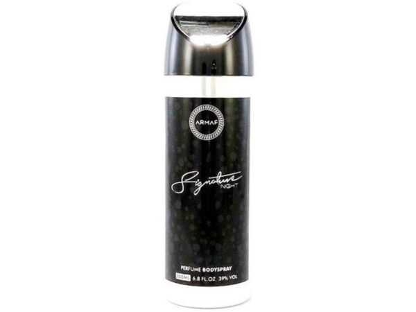 Armaf Signature Night Deodorant Body Spray For Men - 200 Ml