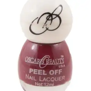 Oscar's Beauty Peel Off Nail Polish - 80 Blood Red