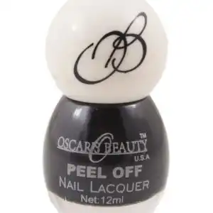 Oscar's Beauty Peel Off Nail Polish - 01 Black