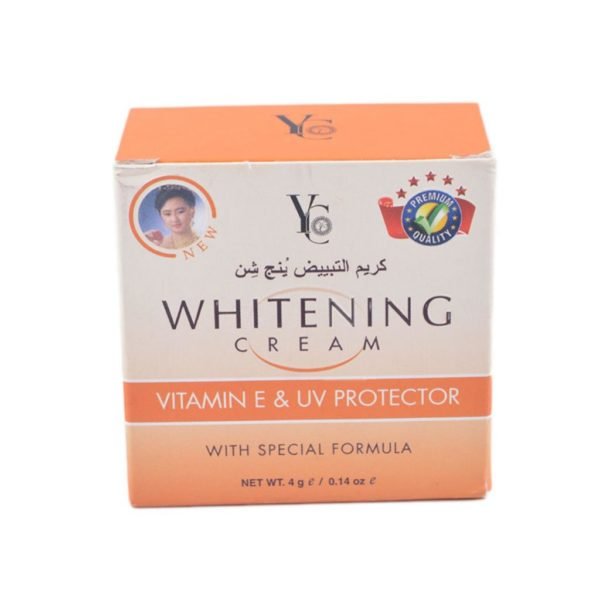 YC Thailand Vitamin E & Uv Protector Whitening Cream - 4Gm