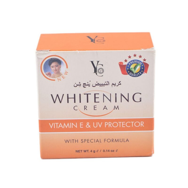 YC Thailand Vitamin E & Uv Protector Whitening Cream - 4Gm YC Thailand Vitamin E & Uv Protector Whitening Cream - 4Gm
