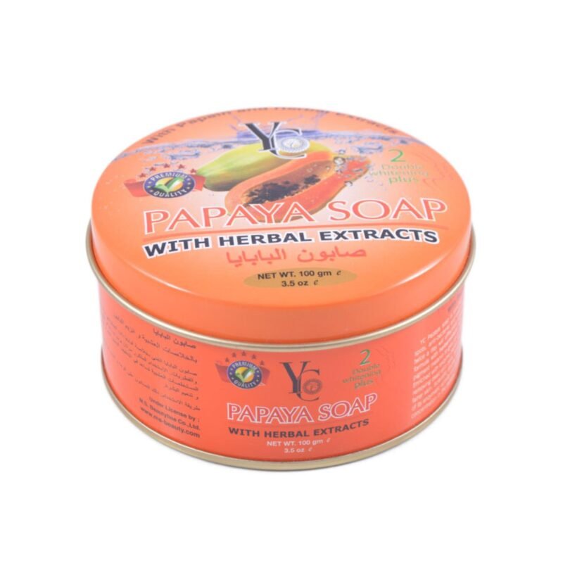 YC Thailand Tin Pack Papaya Soap - 100Gm