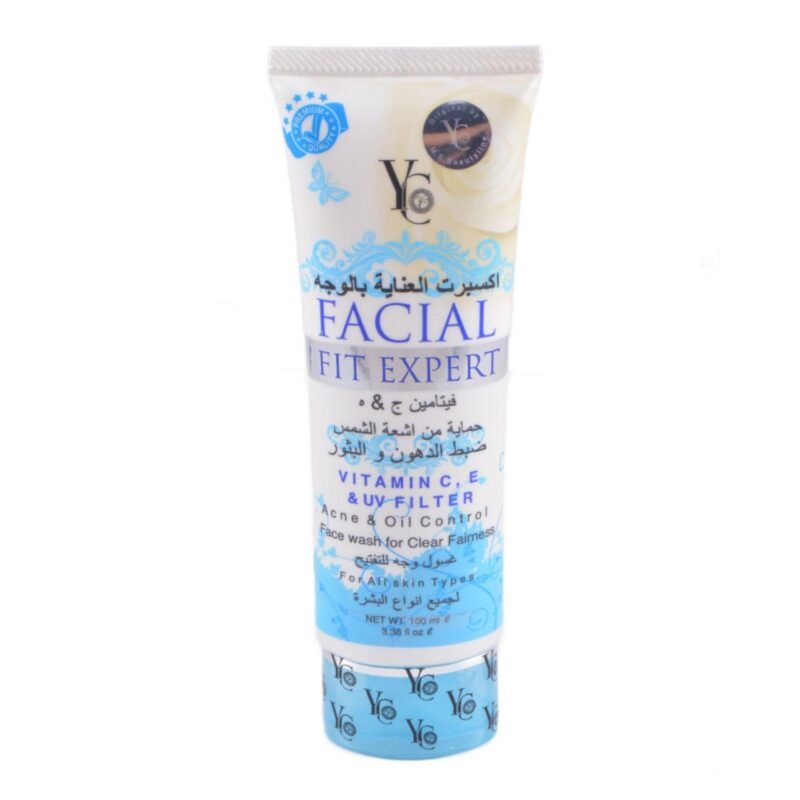 YC Thailand Facial Fit Expert Face Wash Blue - 100Ml