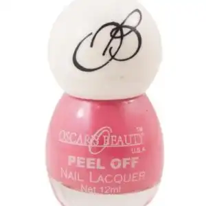 Oscar's Beauty Peel Off Nail Polish - 81 Bubble Gum