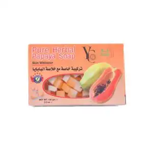 YC Thailand 4In 1 Pure Herbal Papaya Soap -100Gm