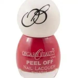 Oscar's Beauty Peel Off Nail Polish - 75 Indian Red