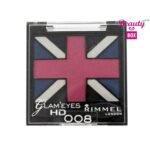 Rimmel Glam Eyes HD Quad Eye Shadow - 008 True Union Jack