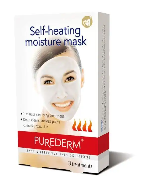 Purederm  Self-heating Moisture Mask - 3 treatments