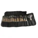 Sophia Asley Professional Wooden Brush Kit with Leather pouch 24 Pcs