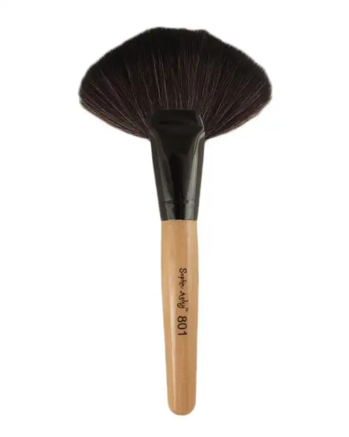 Sophia Asley Professional Wooden fan Brush