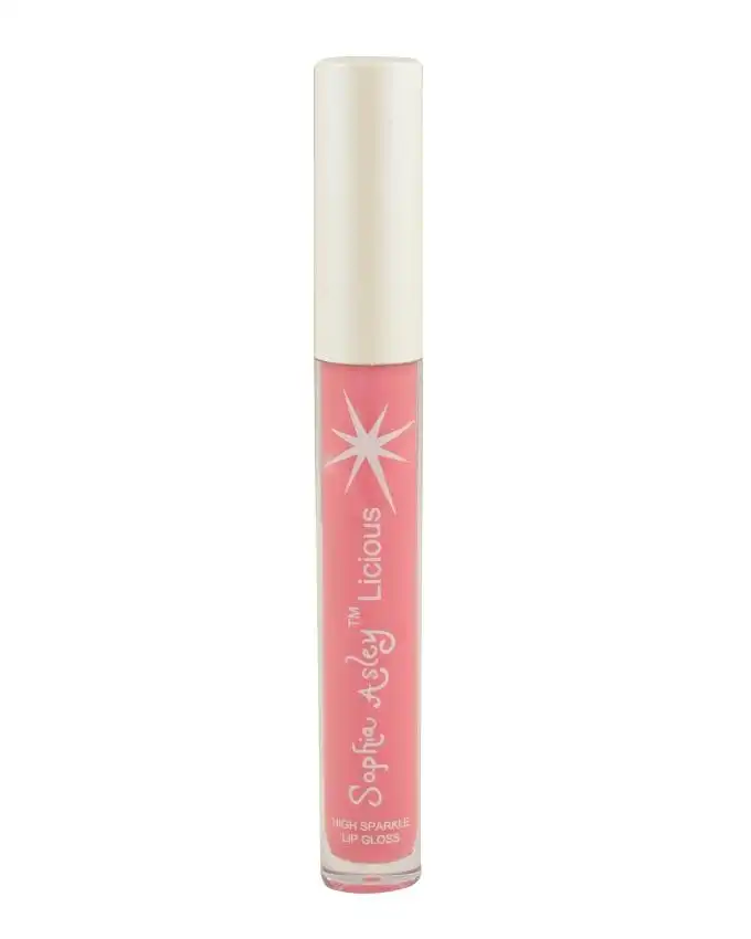 Sophia Asley Licious High Sparkle Lip Gloss - Candy Pink