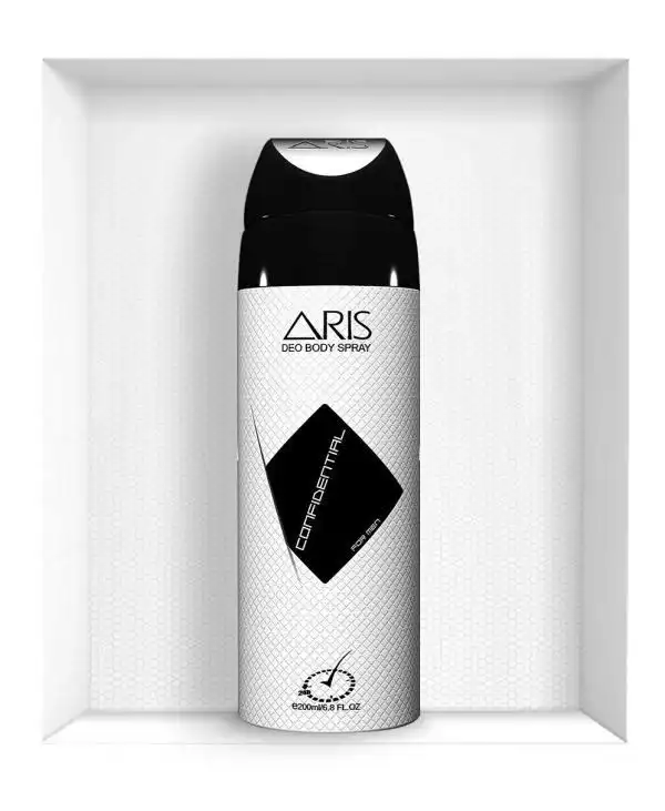 Aris Confidential Men Body Spray - 200 Ml