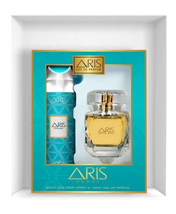 Aris Aris Gift Set For Women - 100 Ml Perfume + 200 Ml Body Spray