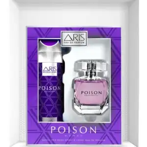 Aris Poison Gift Set For Men - 100 Ml Perfume + 200 Ml Body Spray
