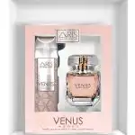 Aris Venus Gift Set For Men - 100 Ml Perfume + 200 Ml Body Spray