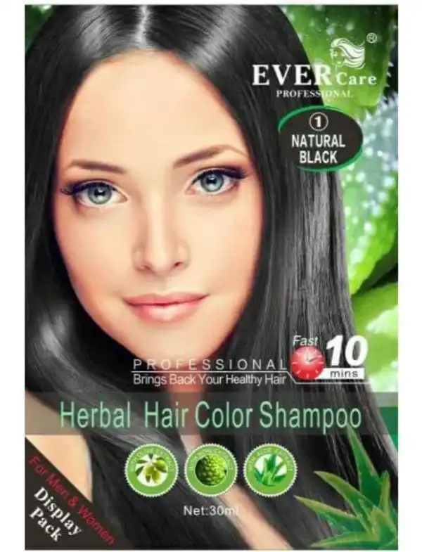 Evercare Professional Herbal Hair Color - Natural Black