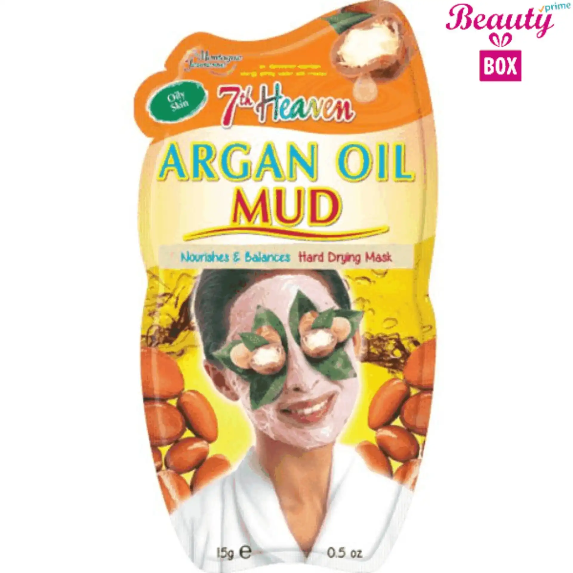 7th Heaven Argan Oil Mud Mask - 15G