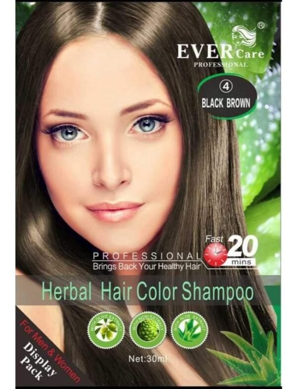 Evercare Professional Herbal Hair Color - Black Brown