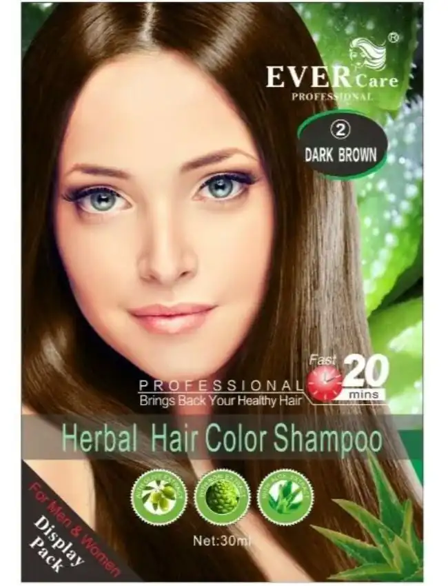 Evercare Professional Herbal Hair Color - Dark Brown
