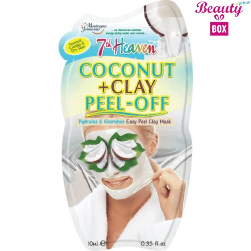 7th Heaven Coconut + Clay Peel Off Mask - 10Ml