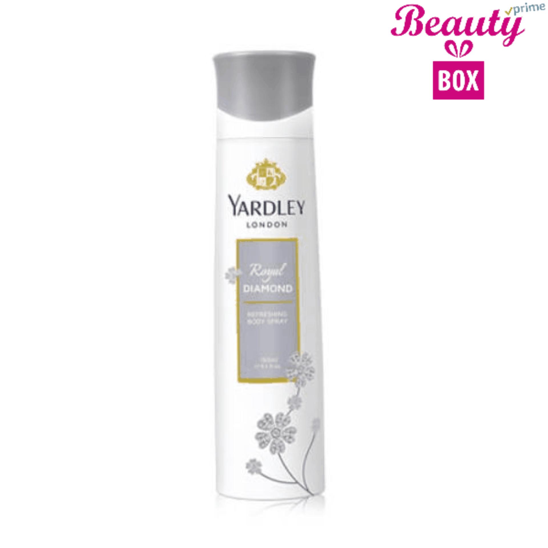 yardley royal diamond body spray