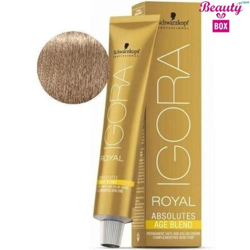Schwarzkopf Igora Royal Absolutes Hair Color - Light Blonde Cendré Beige 8-140