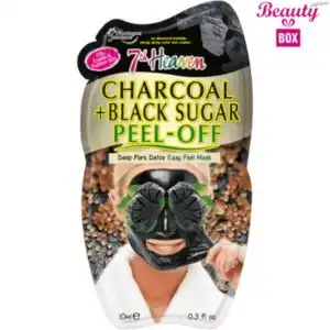 7th Heaven Charcoal + Black Sugar Peel Off Mask - 10Ml