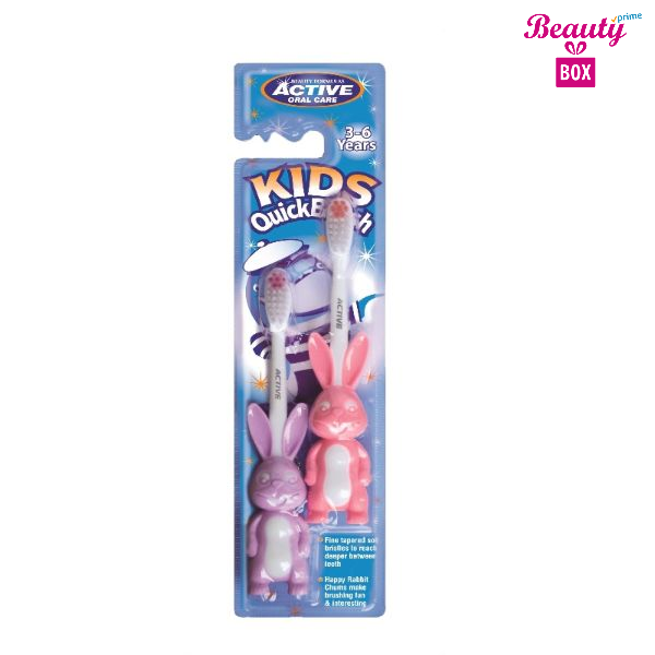 Beauty Formulas Active 2'S Kids (3-6) Rabbit Tooth Brush