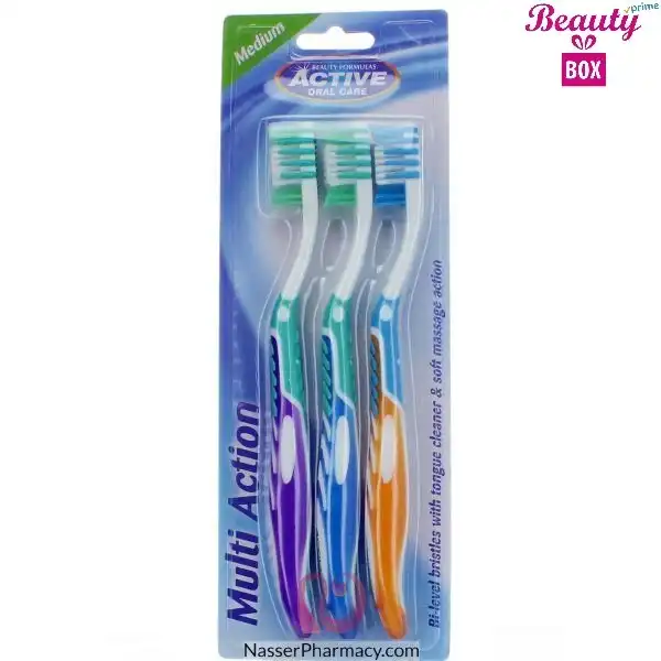 Beauty Formulas Active 3'S Multi Action Tooth Brush