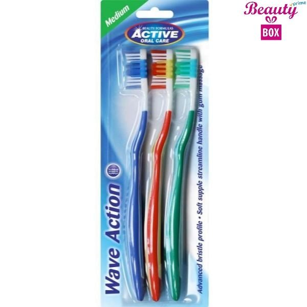 Beauty Formulas Active 3'S Wave Action Tooth Brush