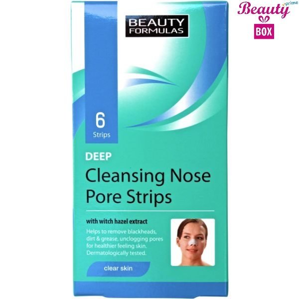 Beauty Formulas Deep Cleans Nose Strip - Pack Of 6