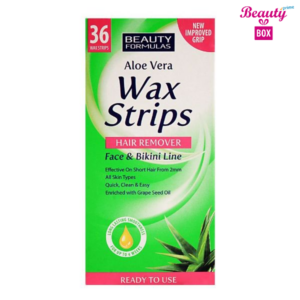Beauty Formulas Face & Bikini Wax Strips - Pack Of 36