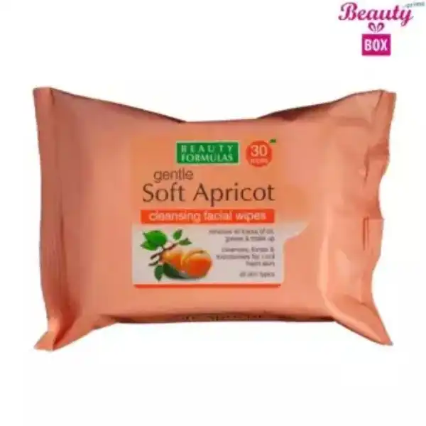 Beauty Formulas Appricot Make Up Wipes - Pack Of 30