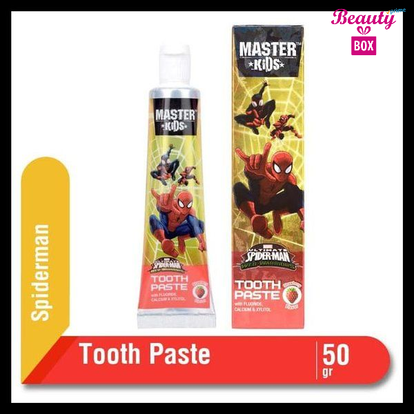 Master Kids Spiderman Tooth Paste - 50 Grams