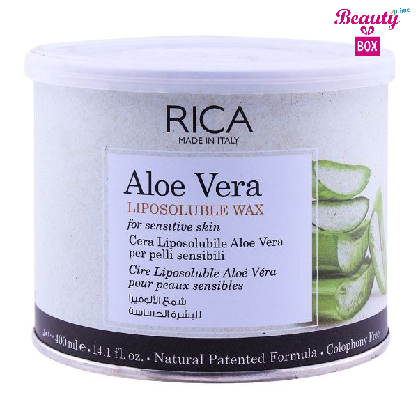 Rica Aloe Vera Sensitive Skin Liposoluble Wax - 400Ml