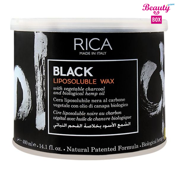 Rica Black Liposoluble Wax - 400 Ml