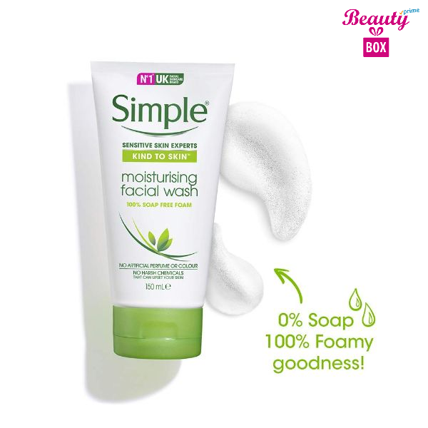 Simple Kind To Skin Moisturising Facial Wash 150 Ml 5 Beauty Box
