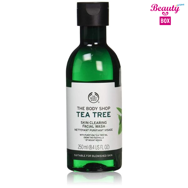 The Body Shop Tea Tree Skin Clearing Facial Wash 8.4 Fl Oz Vegan 1 Beauty Box