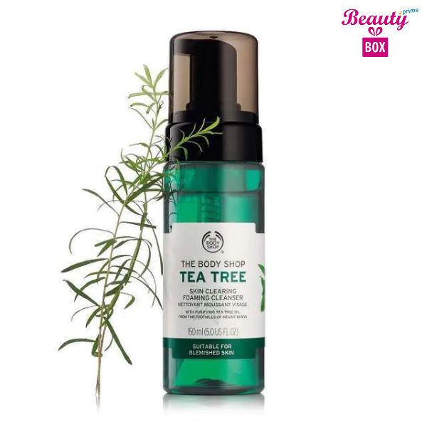 The Body Shop Tea Tree Skin Clearing Foaming Cleanser 5 Fl Oz Vegan 3 Beauty Box