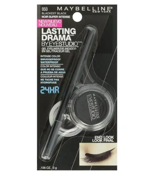 Maybelline Lasting Drama Gel Eyeliner - Blackest Black