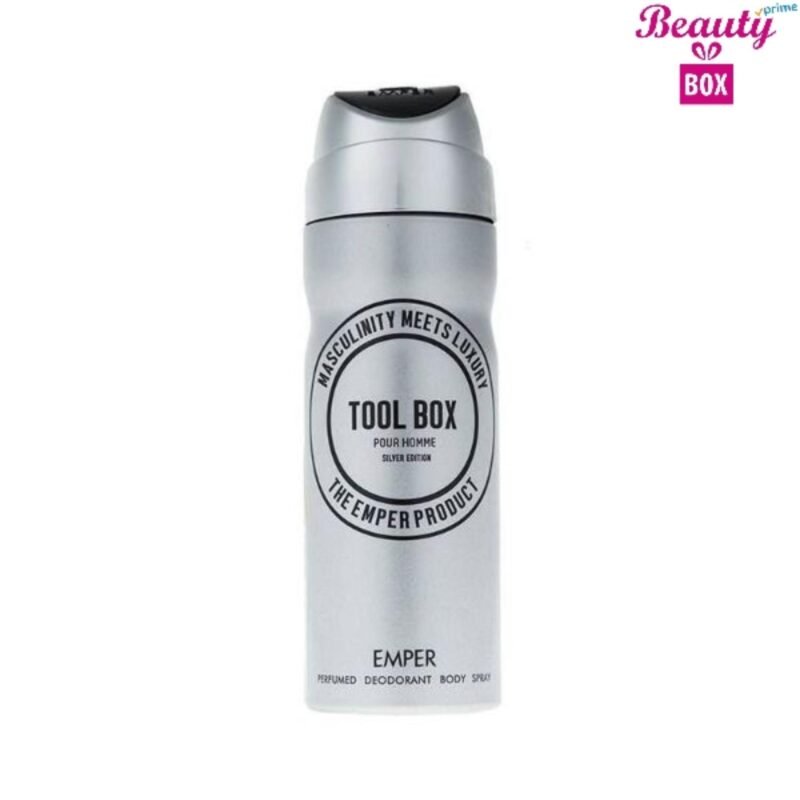Emper Tool Box Silver Pour Homme Deodorant - 200Ml Emper Tool Box Silver Pour Homme Deodorant - 200Ml
